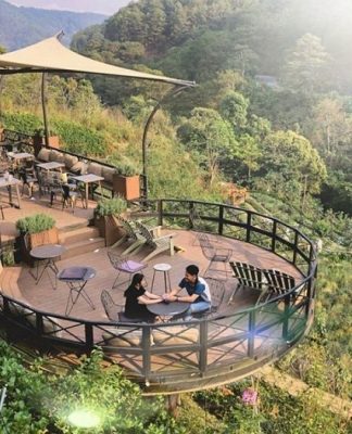 Lạc giữa F Cánh Đồng Hoa Đà Lạt ngỡ như ở Trời Tây quán cafe F đà Lạt