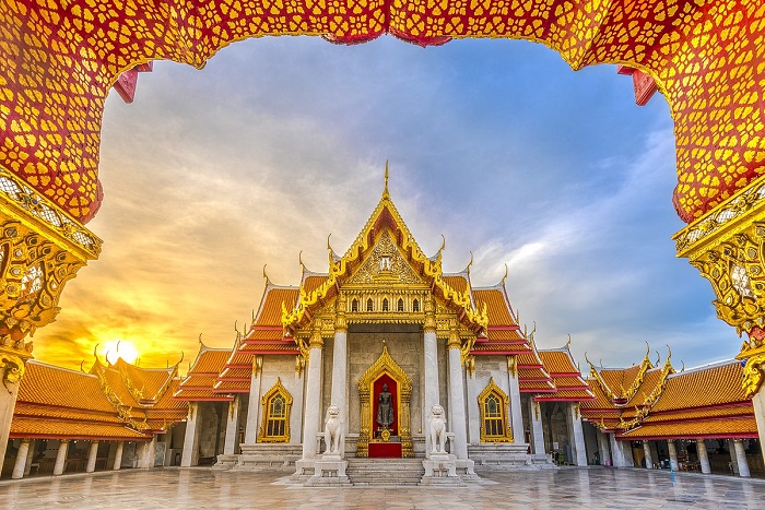 Chùa Wat Benchamabophit (Cẩm Thạch) – Thái Lan