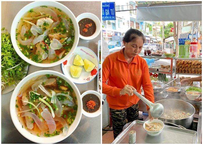 Đường Phan Chu Trinh – Đậm đà bún sứa chợ Đầm