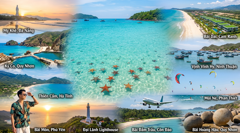 Top 10 bãi biển đẹp nhất Việt Nam 2026