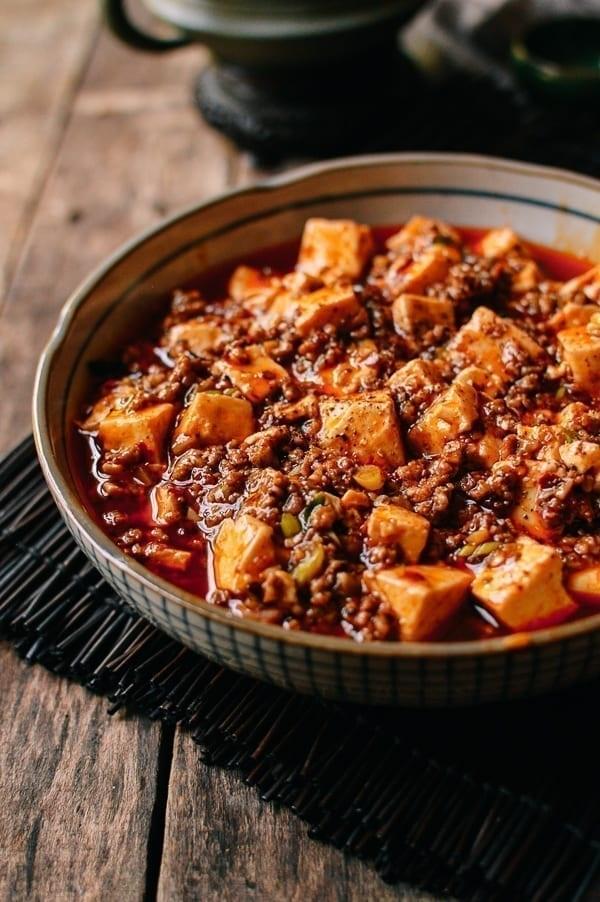 Đậu phụ Mapo (đậu hũ Tứ Xuyên) – Vị cay tê kích thích vị giác