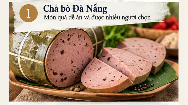 Chả bò Đà Nẵng – Món quà dễ ăn và được nhiều người chọn