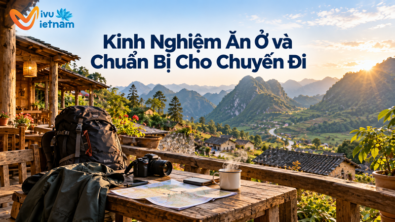 Kinh nghiệm ăn ở và chuẩn bị cho chuyến đi